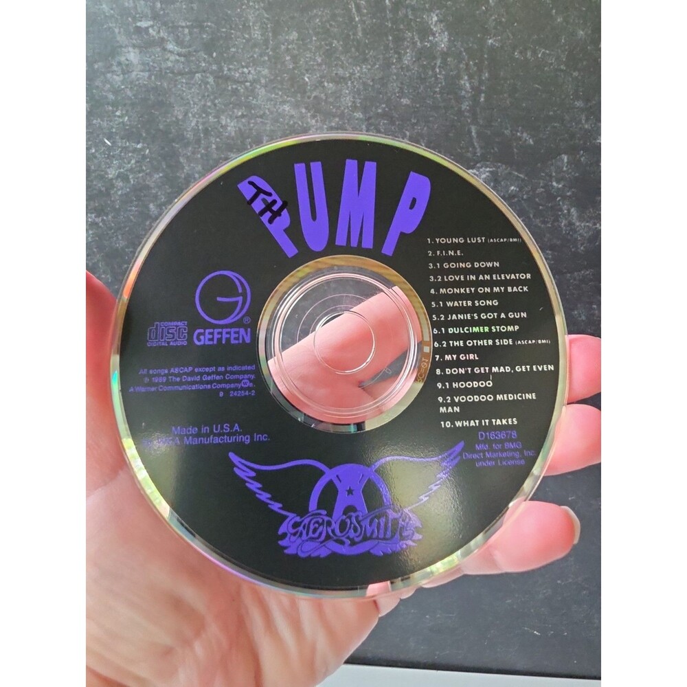 Pump by Aerosmith (CD, Sep-1989, Geffen Records (USA)) READ Description